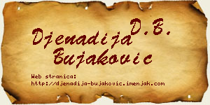 Đenadija Bujaković vizit kartica